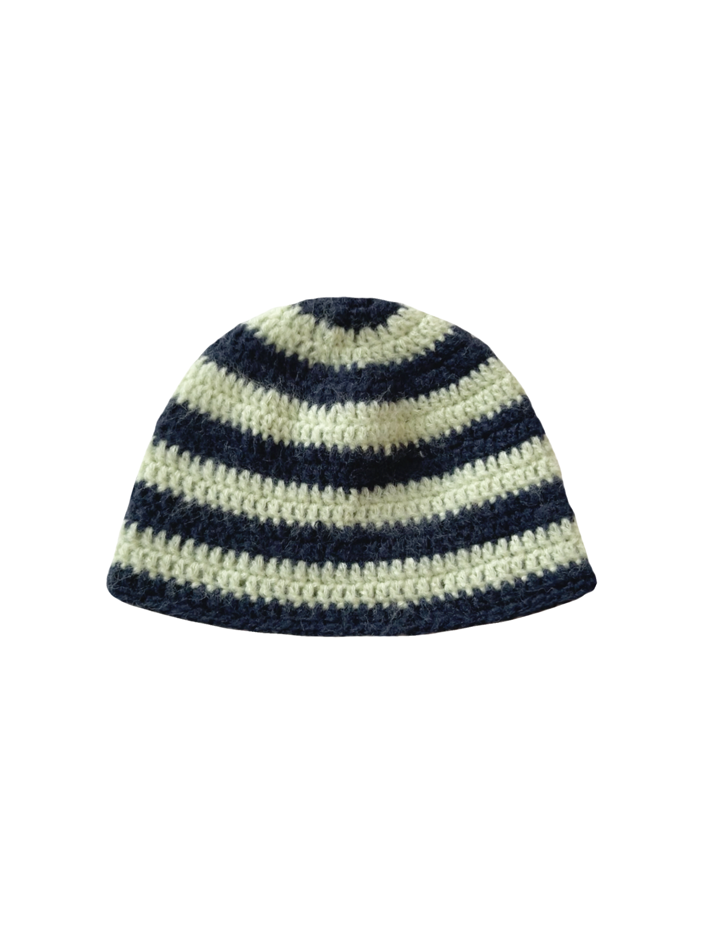 Mint Mohair Skull Beanie