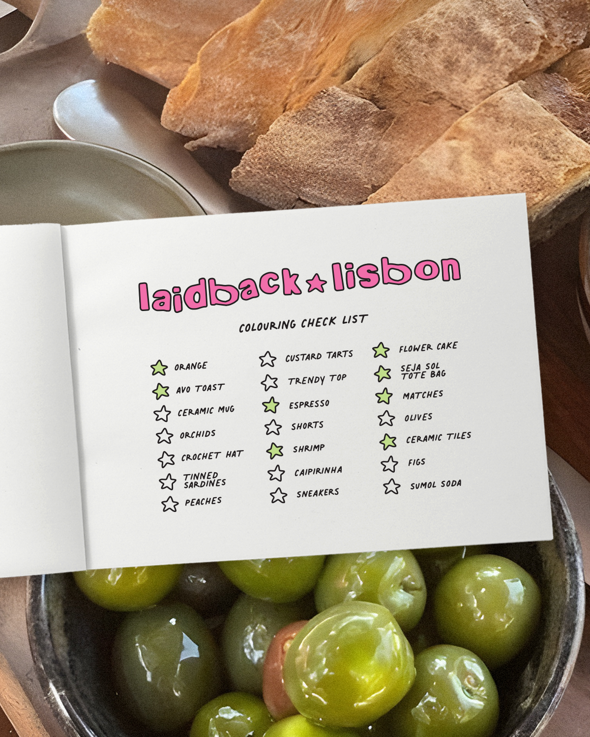 Laidback Lisbon - Paloma Please! Coloring Book
