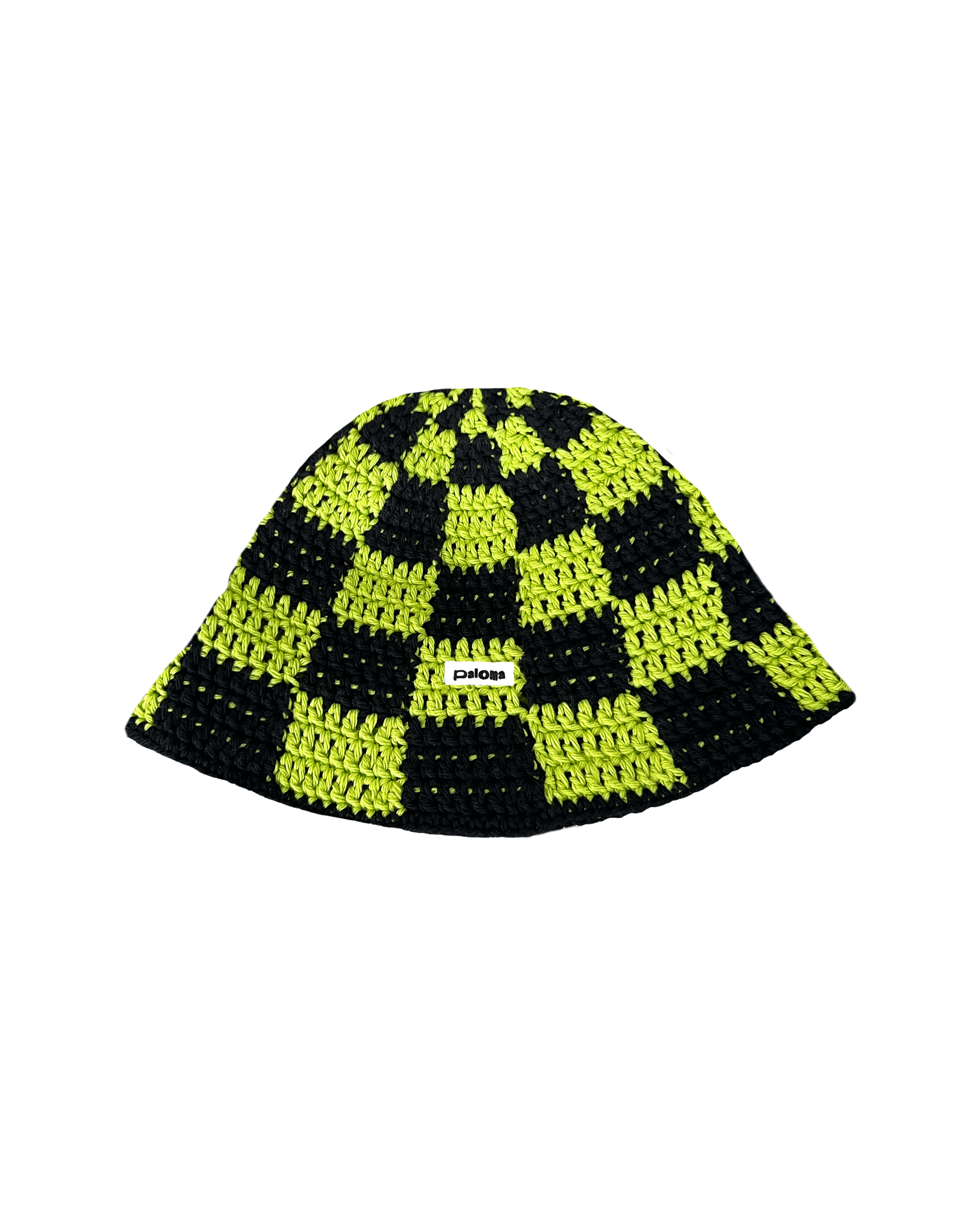 Sour Lime Crochet Bucket Hat