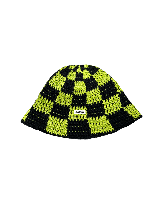 Sour Lime Crochet Bucket Hat