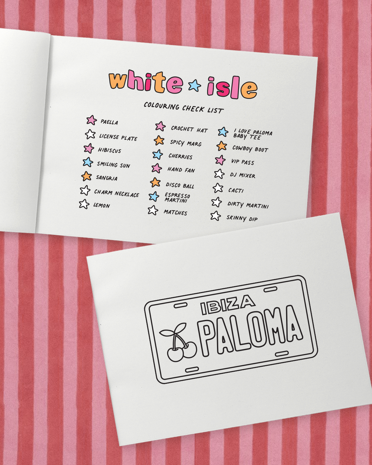 White Isle - Paloma Please! Coloring Book