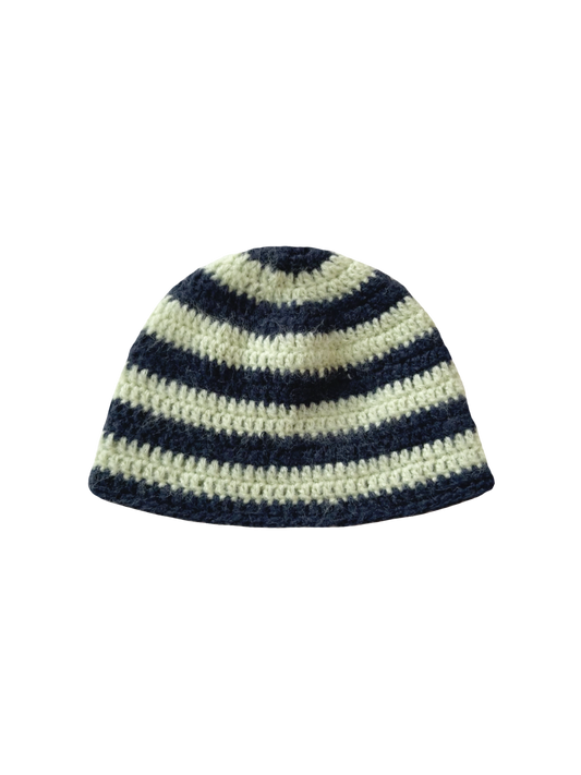 Mint Mohair Skull Beanie