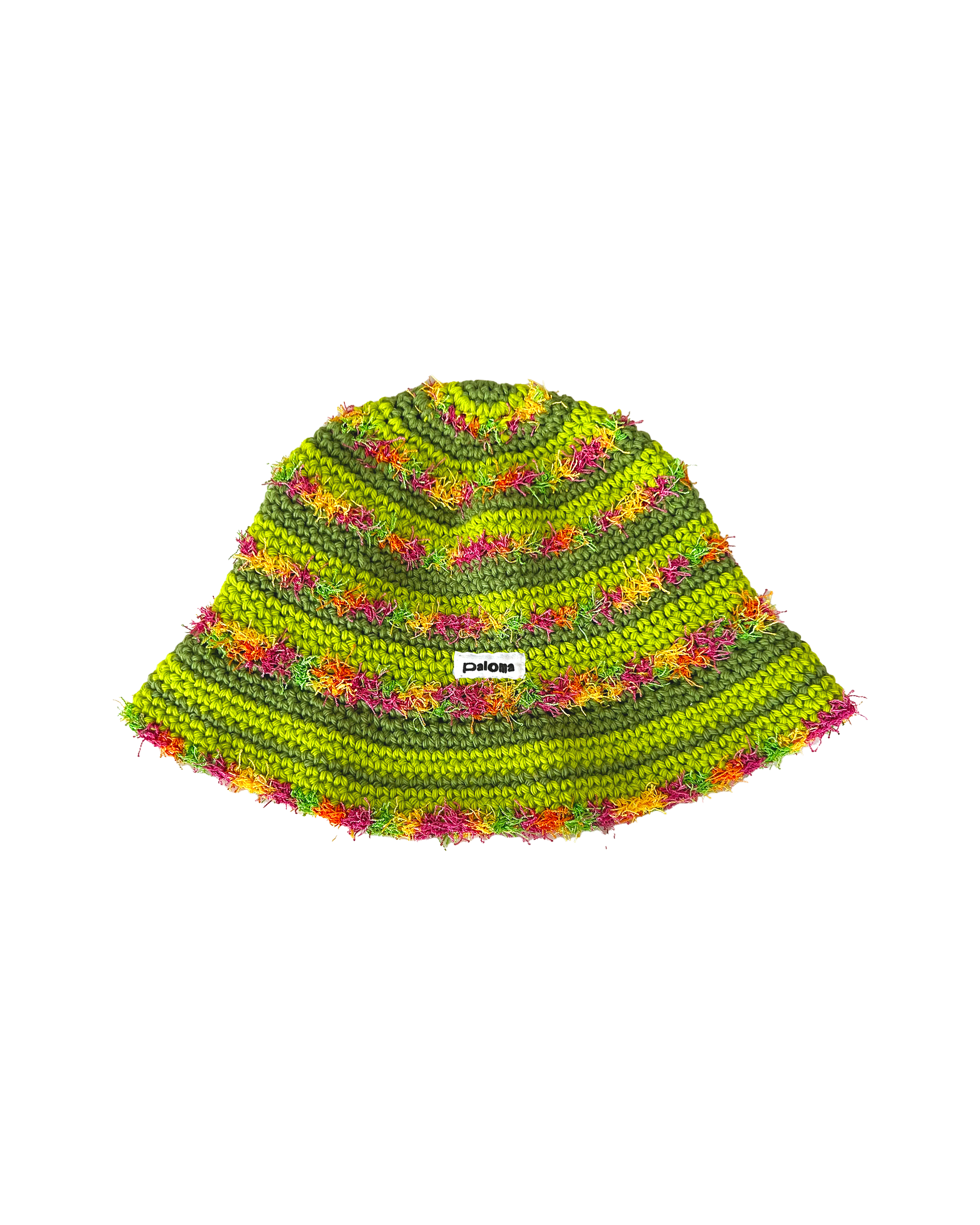 Fuzzy Kiwi Crochet Bucket Hat * LIMITED EDITION