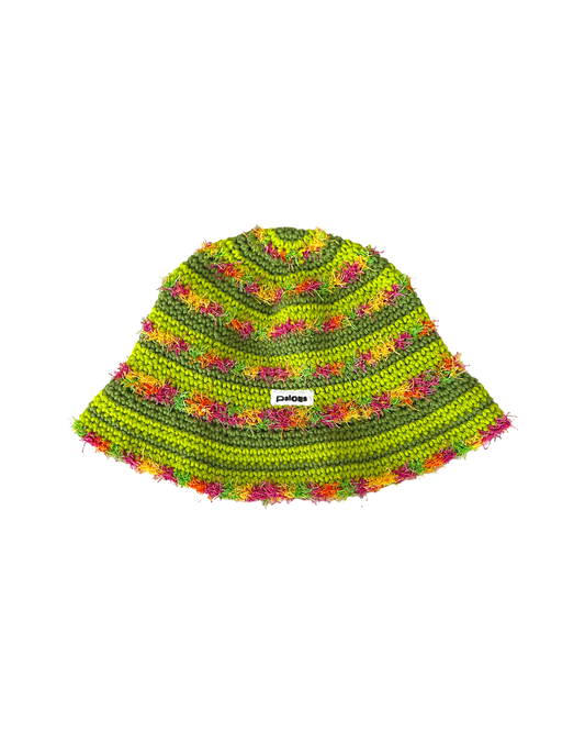 Fuzzy Kiwi Crochet Bucket Hat * LIMITED EDITION