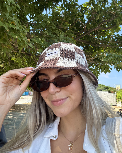 Espresso Crochet Bucket Hat