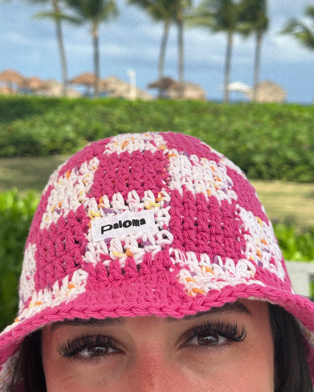 Hibiscus Crochet Bucket Hat