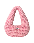 Strawberry Milk Crochet Shoulder Bag