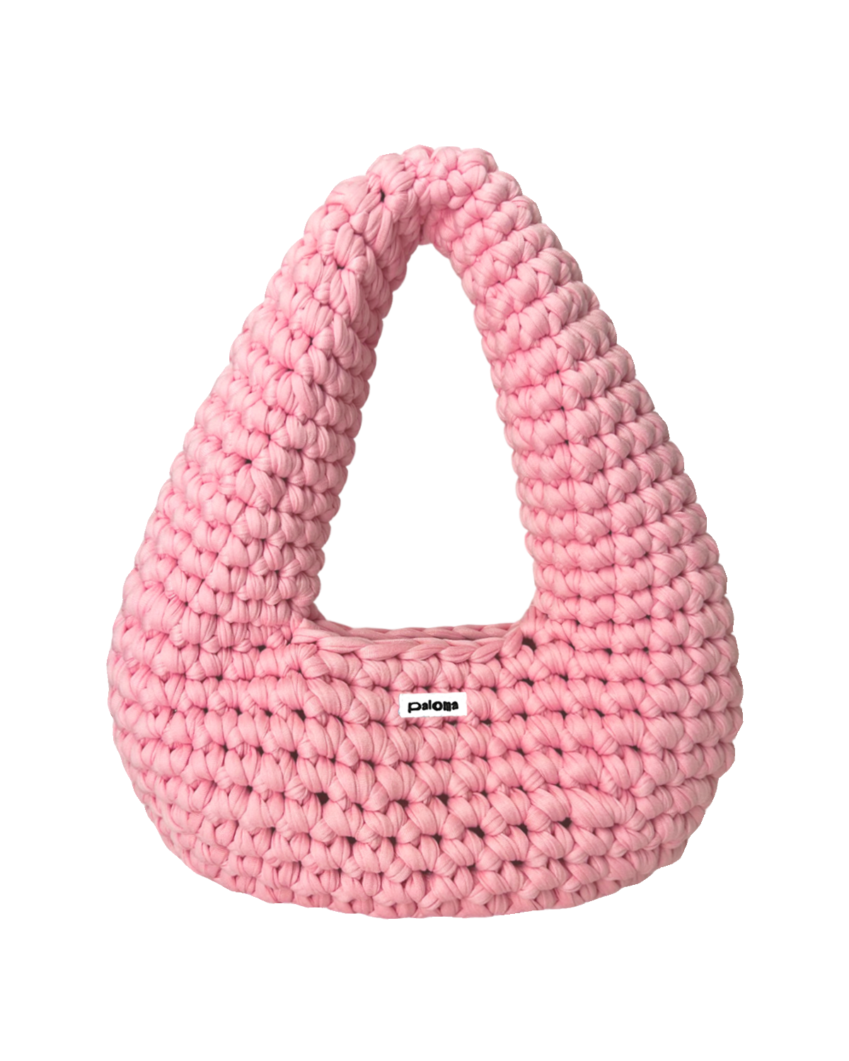 Strawberry Milk Crochet Shoulder Bag