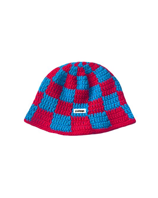 Blue Crush Crochet Bucket Hat