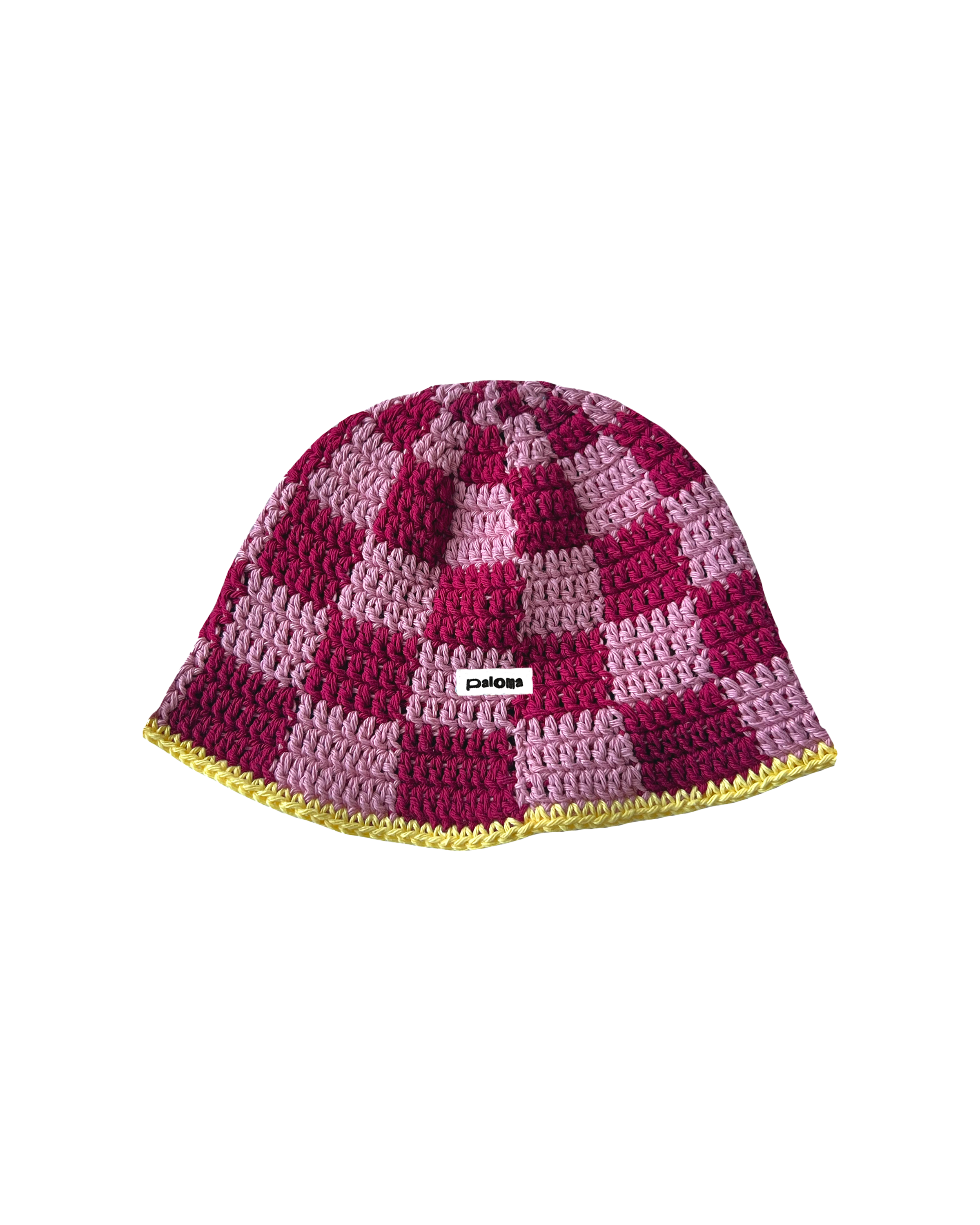Cherry Lemon Twist Crochet Bucket Hat