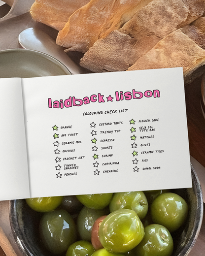 Laidback Lisbon - Paloma Please! Coloring Book