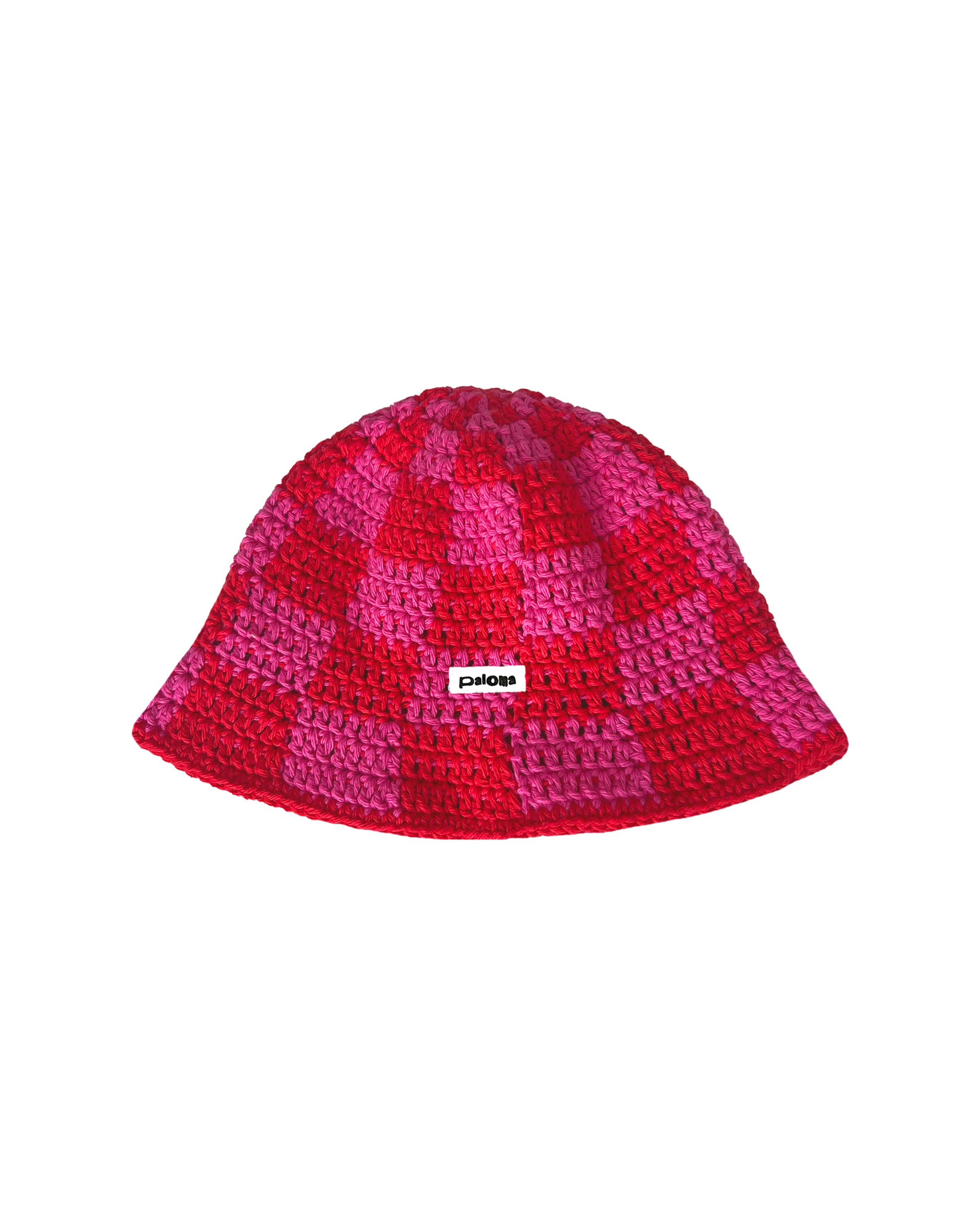 Raspberry Crochet Bucket Hat
