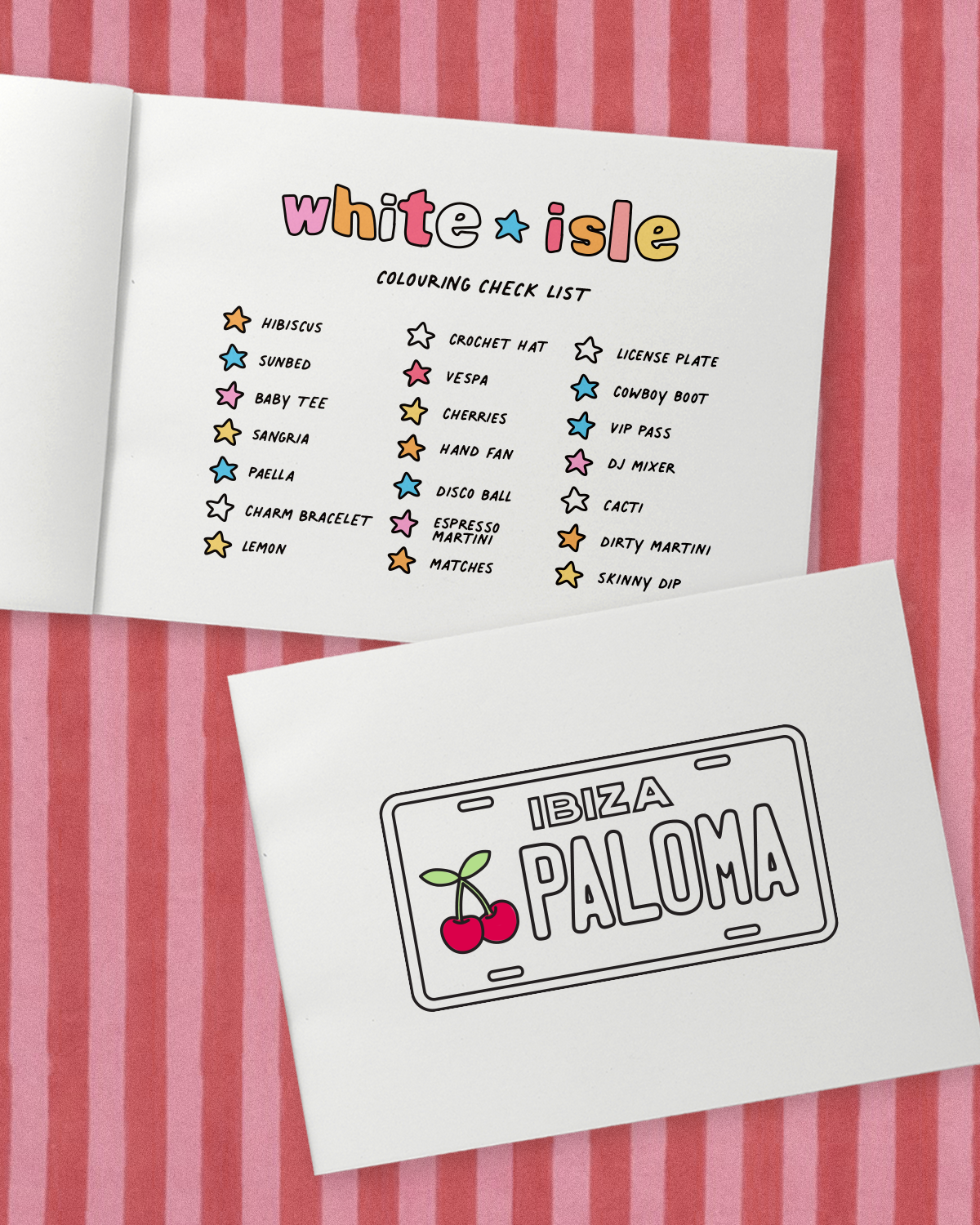 White Isle - Paloma Please! Coloring Book