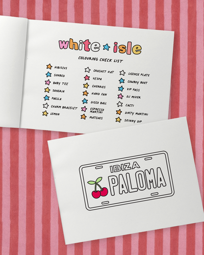 White Isle - Paloma Please! Coloring Book