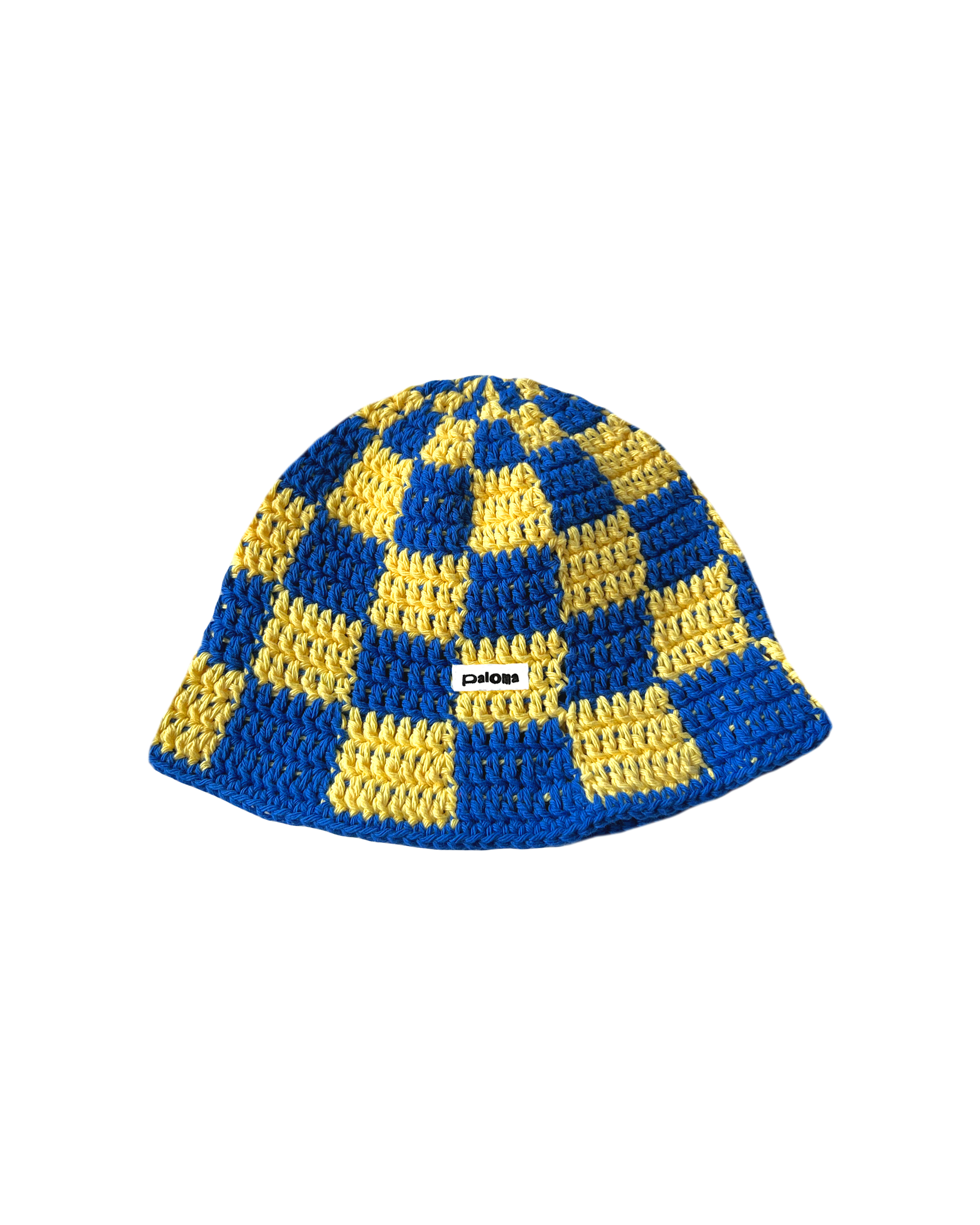 Blue Maracuja Crochet Bucket Hat