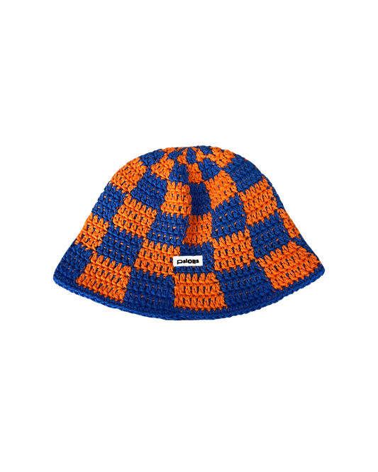 Berry Tangerine Crochet Bucket Hat