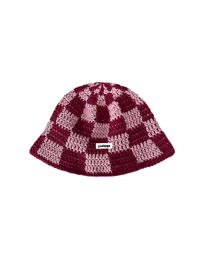 Cherry Crochet Bucket Hat