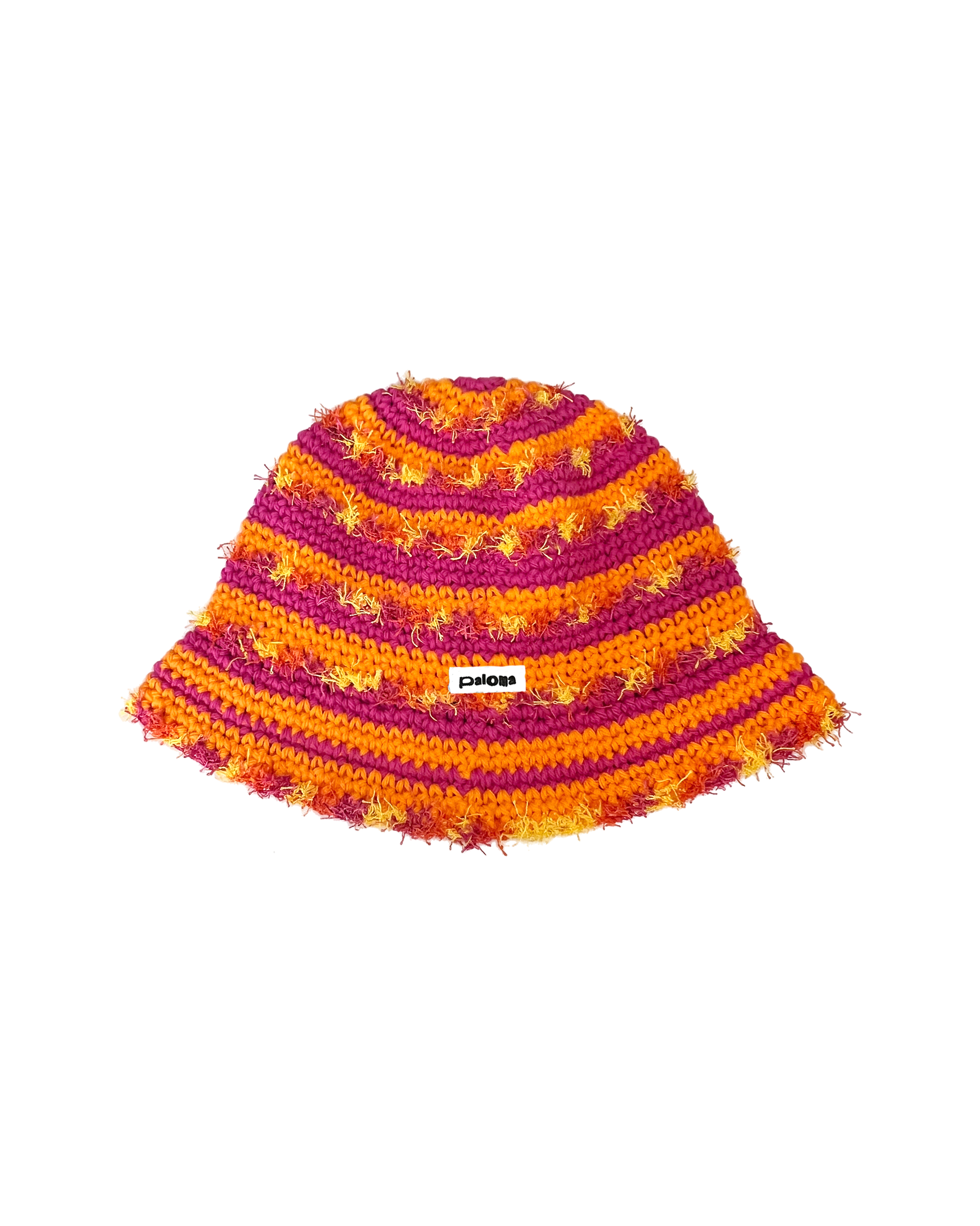 Fuzzy Peach Crochet Bucket Hat * LIMITED EDITION