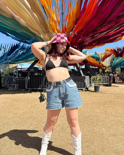 Cherry Crochet Bucket Hat