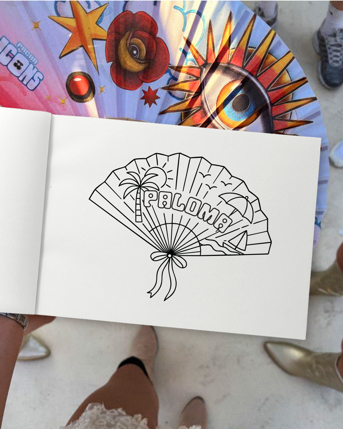 White Isle - Paloma Please! Coloring Book