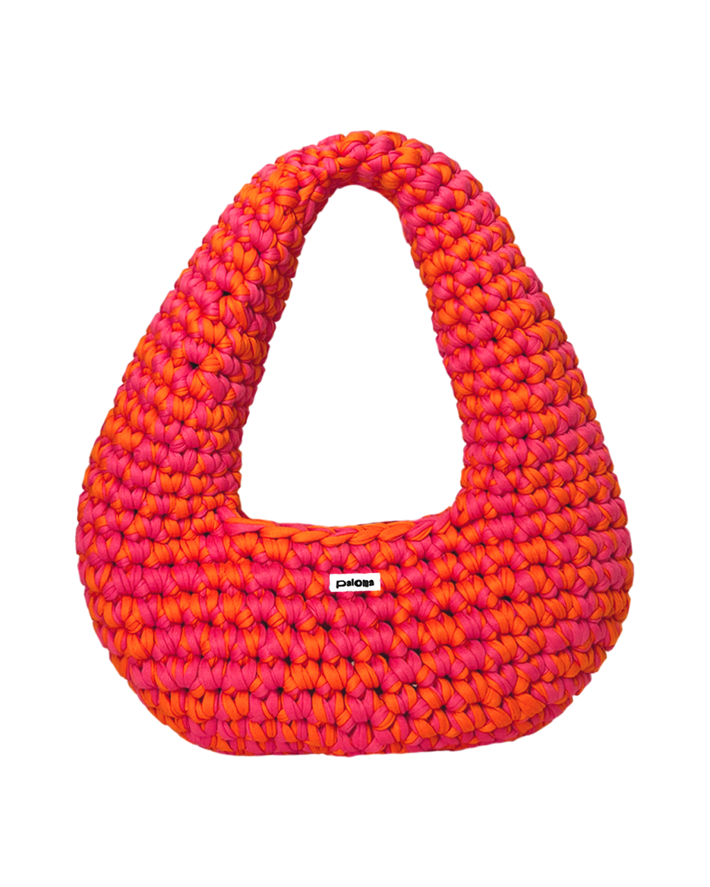 Peach Bellini Crochet Shoulder Bag